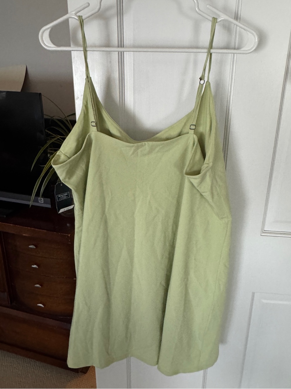 Abercrombie & Fitch Light Green Traveler Mini Dress with Built-In Shorts - Picture 2 of 5